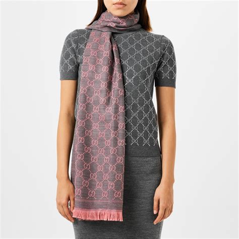 gucci logo scarf|gucci scarf women's flannels.